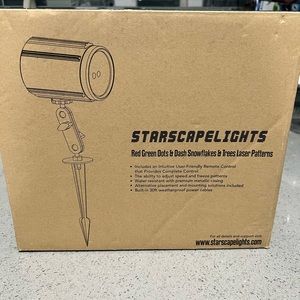 Starscape Lights Snowflakes and Trees Laser Patterns